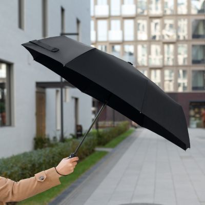 Зонт складной Nord, черный-8