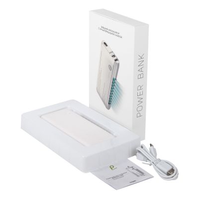 Внешний аккумулятор с встроенной УФ лампой Uno 6000 mAh, белый-6