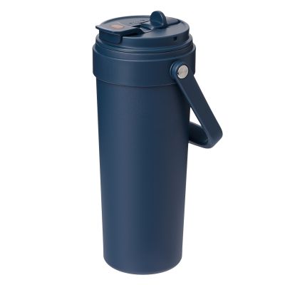 Термокружка вакуумная Соло (Solo), синяя-4