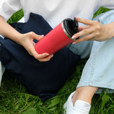 Термокружка вакуумная Палермо (Palermo), красная-6