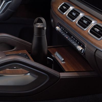 Термобутылка вакуумная герметичная Боска (Bosca), черная-8