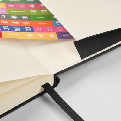 Ежедневник Альфа (Alpha) недатированный, черный/бежевый-14