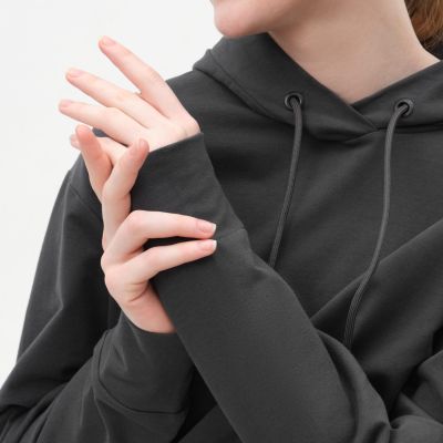 Худи с капюшоном, унисекс ALEX антрацит, размер L-8