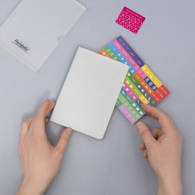 Ежедневник Spark mini A6 недатированный, серебряный-11