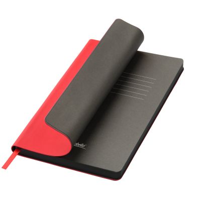 Ежедневник Latte soft touch недатированный, красный-5