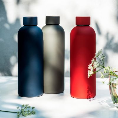 Термобутылка вакуумная герметичная, Prima, 500 ml, черная матовая-4