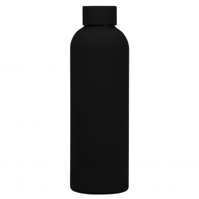 Термобутылка вакуумная герметичная, Prima, 500 ml, черная матовая-0