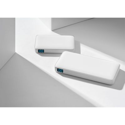 Внешний аккумулятор с подсветкой Анкор Плюс PD (Ancor PD Plus) 10000 mAh, белый-9