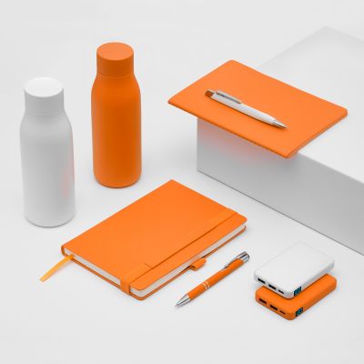 Внешний аккумулятор с подсветкой Анкор (Ancor) 5000 mAh, оранжевый-11