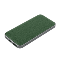 Внешний аккумулятор, Tweed PB, 10000 mah, зеленый, подарочная упаковка с блистером