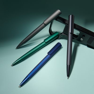 Шариковая ручка Аспен (Aspen), черная-10