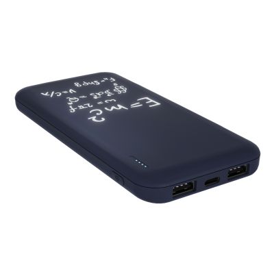 Внешний аккумулятор с подсветкой Люче (Luce) 10000 mAh, синий-10