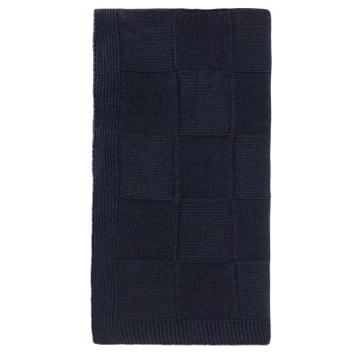 Плед Cella вязаный, синий (без подарочной коробки)-2