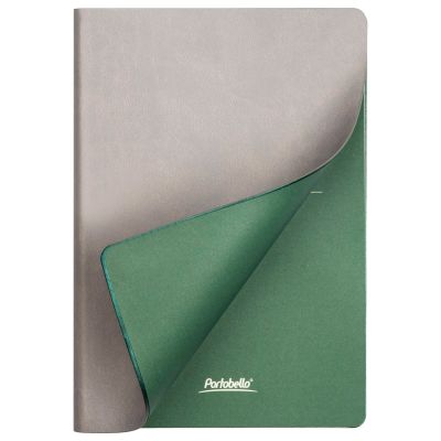 Ежедневник Латте (Latte NEW) недатированный, серый/зеленый-2
