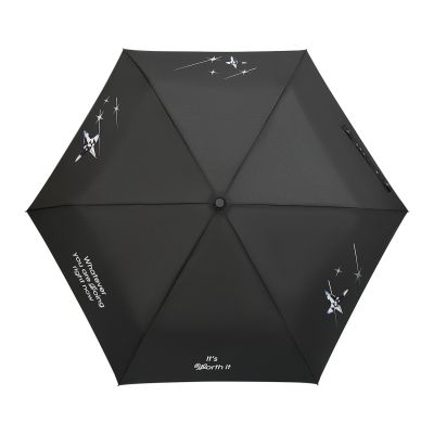 Зонт складной Филтон (Filton), черный с системой безопасности (Safety System)-9