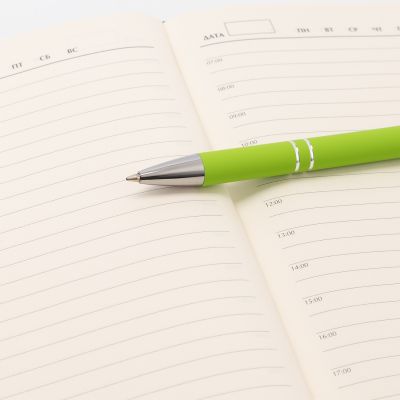 Шариковая ручка Альфа (Alpha), салатовая-5