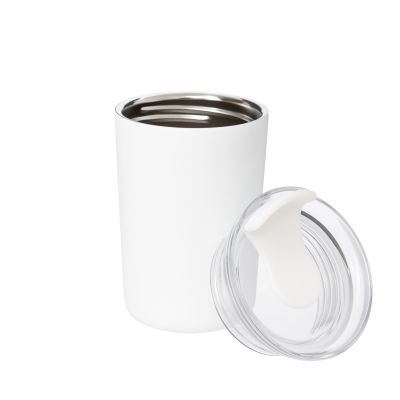 Термокружка вакуумная Strada, белая-4