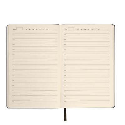 Ежедневник Star недатированный, черный (с упаковкой, со стикерами)-9