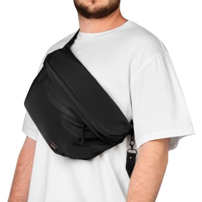 Сумка через плечо (cross body) Бостон (Boston), черная-6