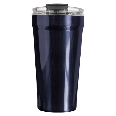 Термокружка вакуумная Forte, светло-синяя-0