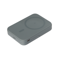 Внешний аккумулятор Union PD 10000mAh с функцией беспроводной зарядки 15W, серый