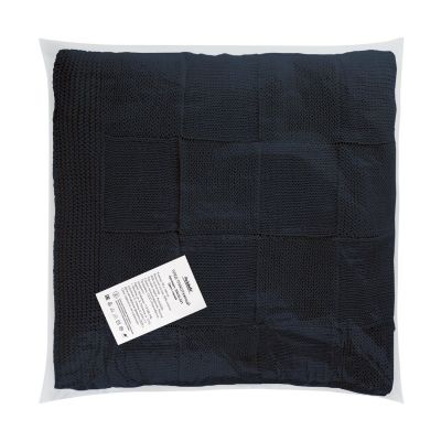 Плед Селла (Cella) вязаный, синий (без подарочной коробки)-8