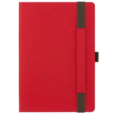 Ежедневник Marseille soft touch недатированный, светло-красный-3