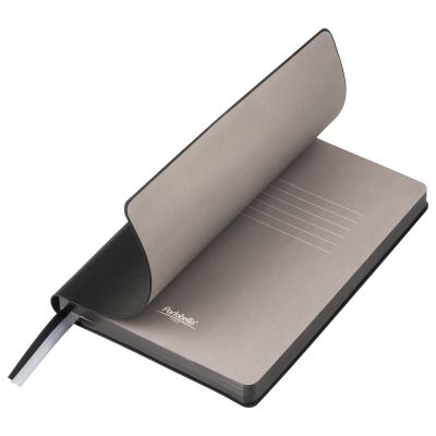 Ежедневник Portobello Trend, Atlas, недатированный, черный, срез-фольга/черный-0