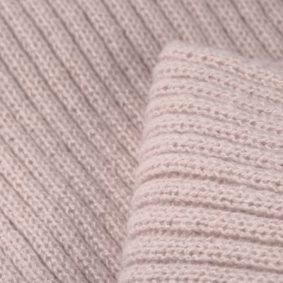 Шарф Forges вязаный, дымчато-розовый-3