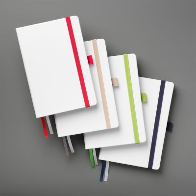 Ежедневник Arctic недатированный, белый/синий-4