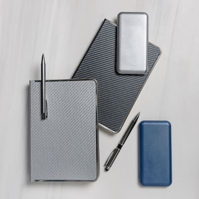 Внешний аккумулятор Carbon PB 10000 mAh, графитовый металлик-6