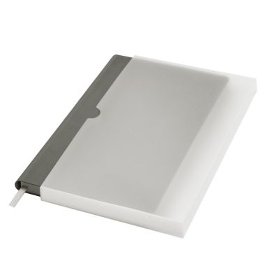 Ежедневник Latte soft touch недатированный, серый-10