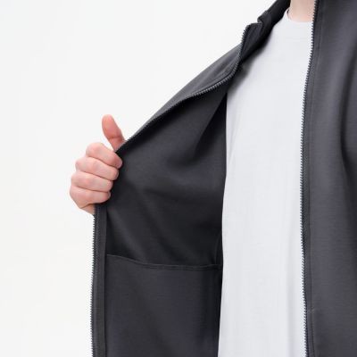 Толстовка на молнии ASTIN антрацит-11