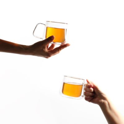 Кружка стеклянная с двойными стенками Дольче (Dolce)-6