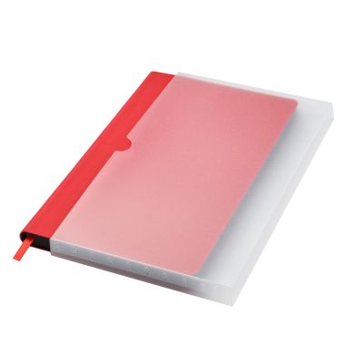 Ежедневник Latte soft touch недатированный, красный-9