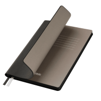 Ежедневник Portobello Trend, Rain, недатированный, черный (без упаковки, без стикера)