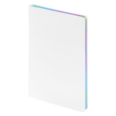 Ежедневник Galaxy недатированный, гибкая обложка, срез голограф. фольга, белый-6