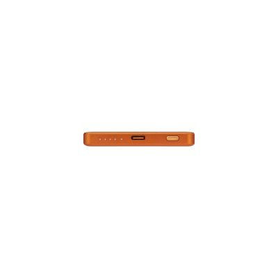 Внешний аккумулятор Атлантис (Atlantis) PD 5000mAh с функцией беспроводной зарядки 15W, оранжевый-3