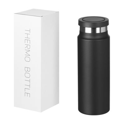 Термобутылка вакуумная герметичная Allegra, черная-9