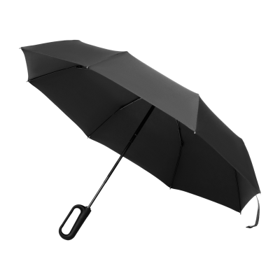 Зонт складной Азимут (Azimut), черный-0