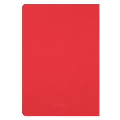 Ежедневник Latte soft touch недатированный, красный-4