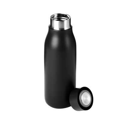 Термобутылка вакуумная герметичная Севилла (Sevilla), черная-3