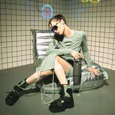 Термокружка вакуумная Монтана (Montana), серая-15