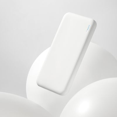 Внешний аккумулятор с подсветкой Люче (Luce) 10000 mAh, белый-8