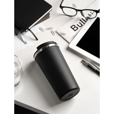 Термокружка вакуумная Палермо (Palermo), черная-13