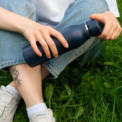 Термобутылка вакуумная герметичная Соренто (Sorento), синяя-8