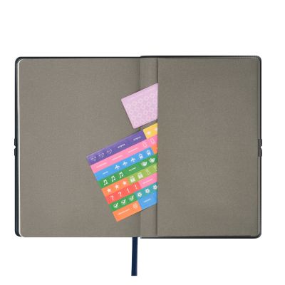 Ежедневник In Velour недатированный, синий-8