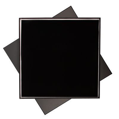 Подарочная коробка с ложементом для ежедневника и ручки, черная-3