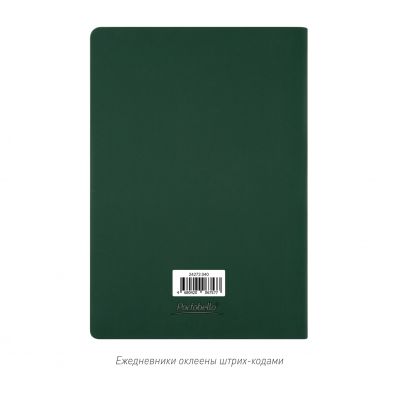 Ежедневник Latte soft touch недатированный, зеленый-14