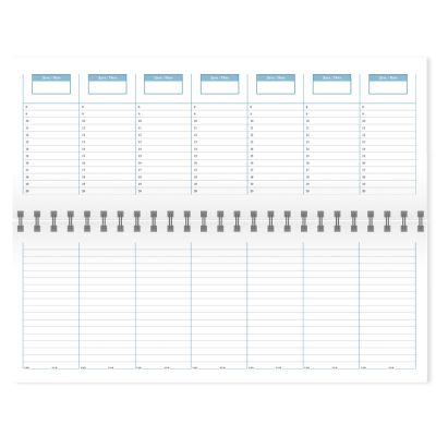 Недатированный планинг Marseille 298х140 мм, зеленый-1